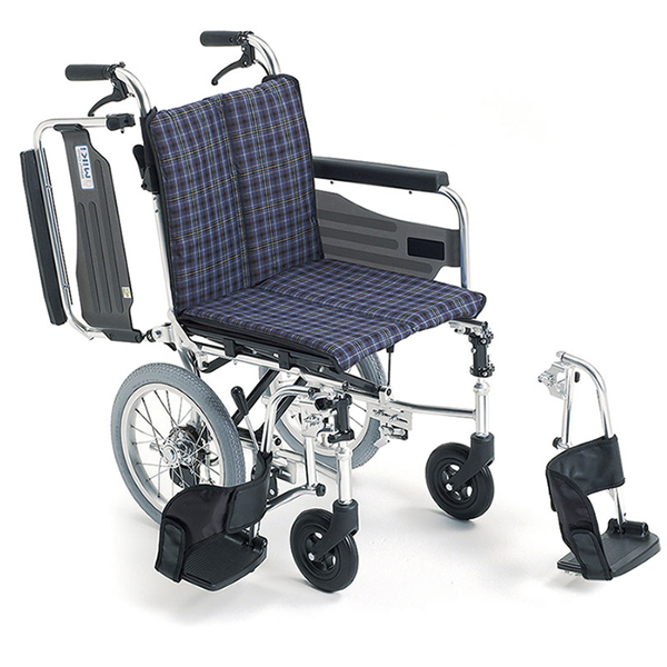 【MiKi/ミキ】SKT-2 Skit（スキット）介助式車椅子[室内用車椅子] [コンパクト] [肘跳ね上げ] [脚部スイングアウト]