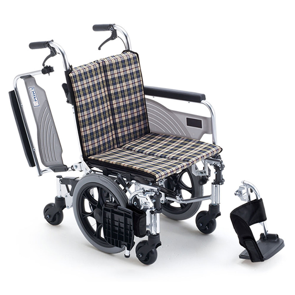 【MiKi/ミキ】 SKT-6 Skit（スキット） 介助式多機能6輪車椅子 【車椅子通販のYUA】