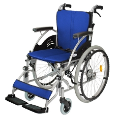 【Care-Tec Japan/ケアテックジャパン】<br />自走介助兼用アルミ製車椅子 ハピネス CA-10SU