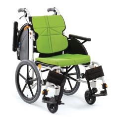 【松永製作所】ネクストコア-マルチ NEXT-41Bアルミ製 多機能介助式車椅子