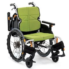 【松永製作所】ネクストコア-ミニモ NEXT-50Bアルミ製 多機能モジュール自走式車椅子[低床]