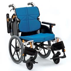 【松永製作所】ネクストコア-ミニモ NEXT-60Bアルミ製 多機能モジュール介助式車椅子[低床]