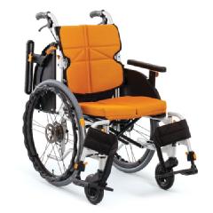 【松永製作所】ネクストコア-アジャスト NEXT-51Bアルミ製 多機能モジュール自走式車椅子