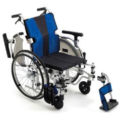 【MiKi/ミキ】 座面高モジュール 自走式車椅子 MYU5-22[モジュール車椅子]