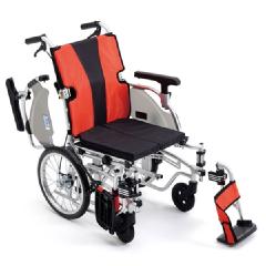 【MiKi/ミキ】 座面高モジュール 介助車椅子 MYU5-16[モジュール車椅子]