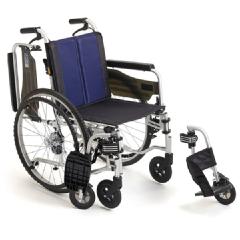 【MiKi/ミキ】イージースルー 多機能自走式車椅子 EST-2 [介助ブレーキ付]
