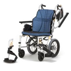 【日進医療器】ウルトラシリーズ　多機能型介助用NAH-U2W [介助式車椅子] [軽量車椅子]