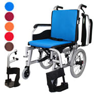 【G-CARE】GC16-WHU-001アルミ製多機能タイプ 介助式車椅子