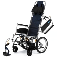 【日進医療器】NEO-αシリーズNEO-10αWアルミ製 介助式 ティルト車椅子