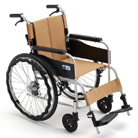 【MiKi/ミキ】サニタリー車いす STR-1 自走式車椅子 [自走介助兼用]