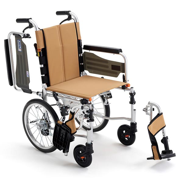 MiKi/ミキ】 STR-4B 多機能 介助式車いす 足踏み連動式駐車ブレーキ付