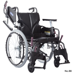 ◆【カワムラサイクル】モダンシリーズ [Cスタイル] KMD-C22-40(38・42・45)-M(H/SH) 多機能 自走式車椅子 [自走介助兼用]
