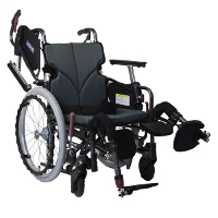 ◆【カワムラサイクル】モダンシリーズ [Cスタイル] KMD-C22-40(38・42・45)-EL-M(H/SH) 自走式車椅子 [自走介助兼用](脚部EL)