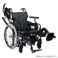 ◆【カワムラサイクル】モダンシリーズ [Cスタイル] KMD-C20-40(38・42・45)-EL-LO(SL/SSL) 低床 自走式車椅子 [自走介助兼用](脚部EL)