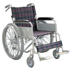 ◆【幸和製作所/TacaoF】 ハンドブレーキ付きアルミ製車いす B-30 自走式車椅子[自走介助兼用]