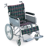 ◆【幸和製作所/TacaoF】 ハンドブレーキ付きアルミ製介護車 B-40 介助式車椅子