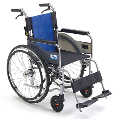 【MiKi/ミキ】BAL-Rシリーズ BAL-R1 自走式車椅子 [自走介助兼用] 《非課税》