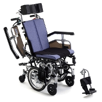 【MiKi/ミキ】 SKR-8 介助式 ティルト＆リクライニング車椅子 《非課税》
