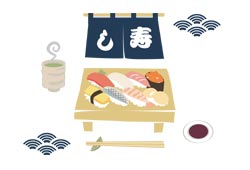 お寿司屋のイメージ